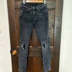 Men’s Ksubi 30” straight leg jeans dark blue